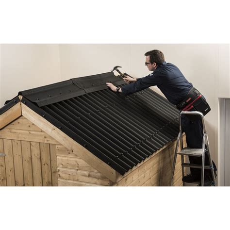 coroline black roof sheet fixings